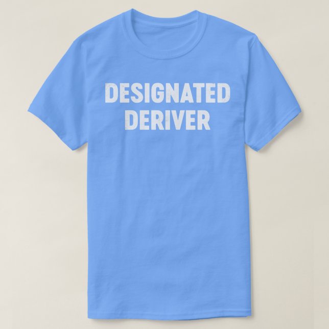 Camiseta Deriver Funny Calculus Math (Frente do Design)
