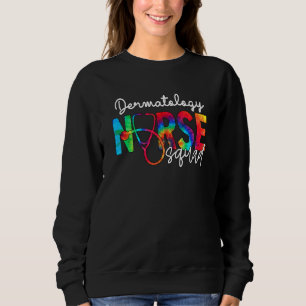 Camiseta Dermatologia Enfermeira Esquadrão Watercol Amor Es