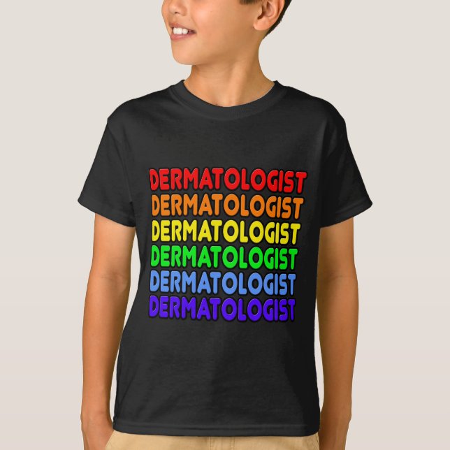 Camiseta Dermatologista Arco-Íris (Frente)