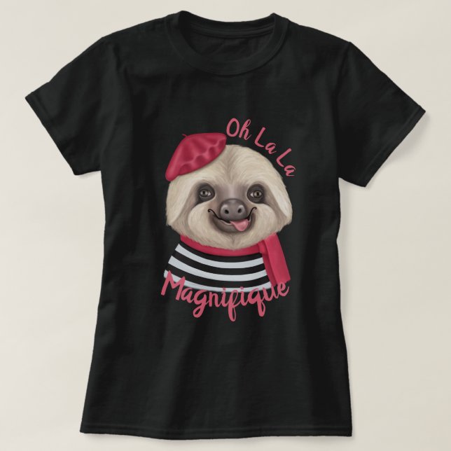 Camiseta Derpy Sloth (Frente do Design)