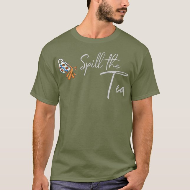 Camiseta Derramar da Tea Drag Queen (Frente)