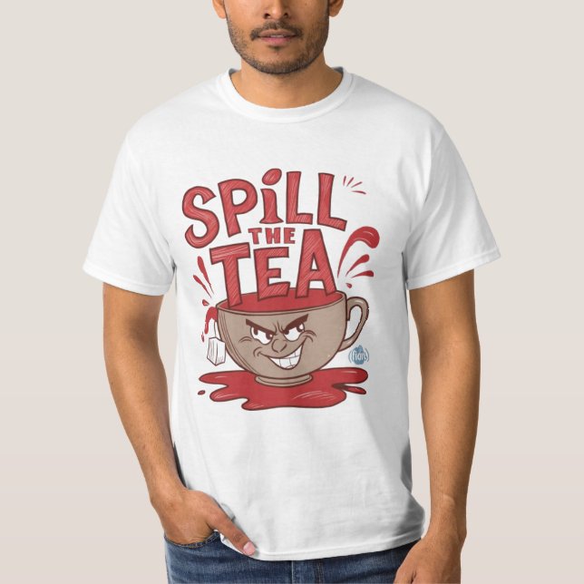 Camiseta Derramar do chá (Frente)
