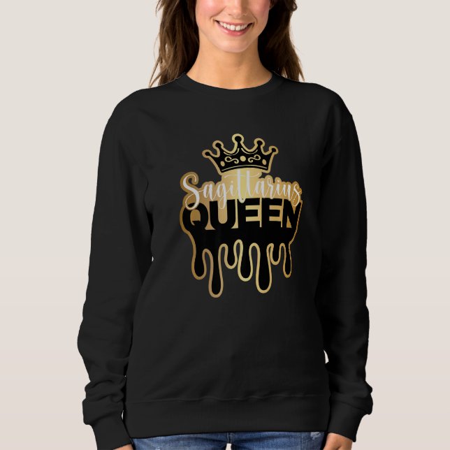 Camiseta Derrame de Sagitário Rainha Zodiac (Frente)