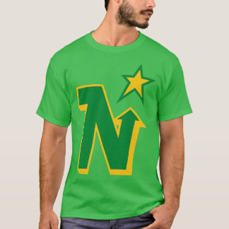 Camiseta Derrame Minnesota North Stars Hockey 1991