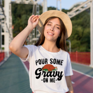 Camiseta Derrame Molho Em Mim Peru Jantar De Ação De Graças
