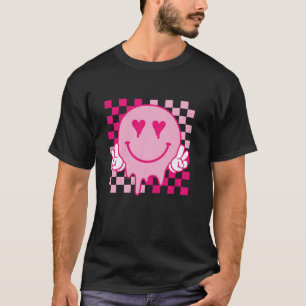 Camiseta Derretendo o sorriso rosa para a paz sorrindo ping