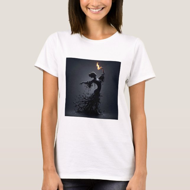 Camiseta Derreter Dançarino de Flamenco (Frente)