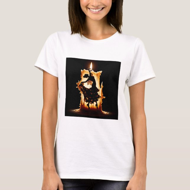 Camiseta Derreter Dançarino de Flamenco (Frente)