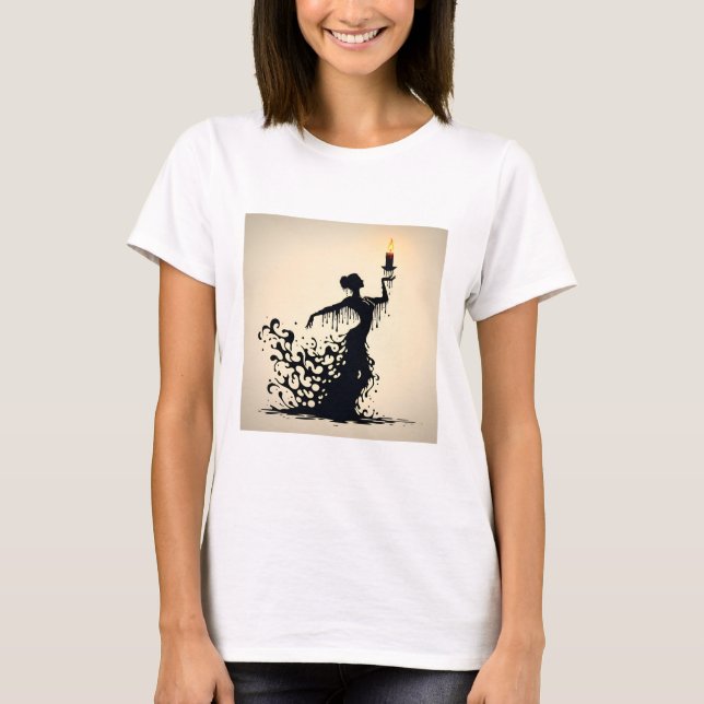 Camiseta Derreter Dançarino de Flamenco (Frente)