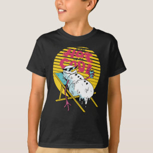 Camiseta Derreter Snowman Tão quente a ser legal