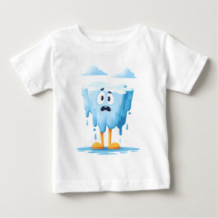 Camiseta Derretimento da Geleira – Bloco de Gelo Fofo para