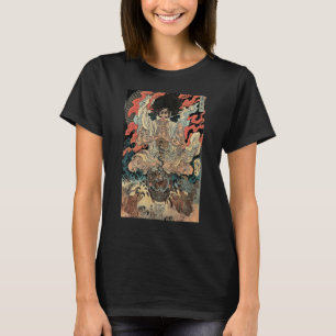 Camiseta Derrota dos deuses do Trabalho de arte Tengu japon