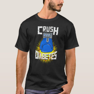Camiseta Derrote a Diabetes T1d T2d Guerreiro Diabético Dia