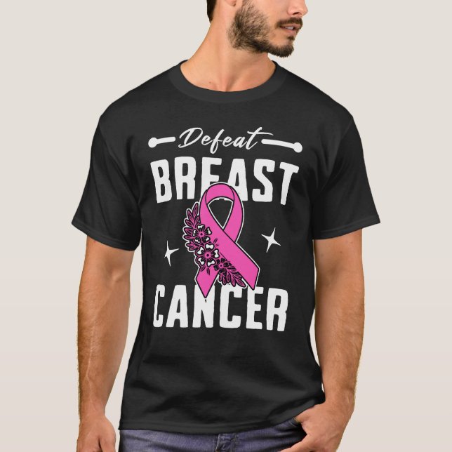 Camiseta Derrote o Câncer de Mama (Frente)