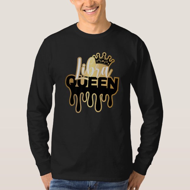 Camiseta Derrubando a Rainha Libra Zodiac (Frente)