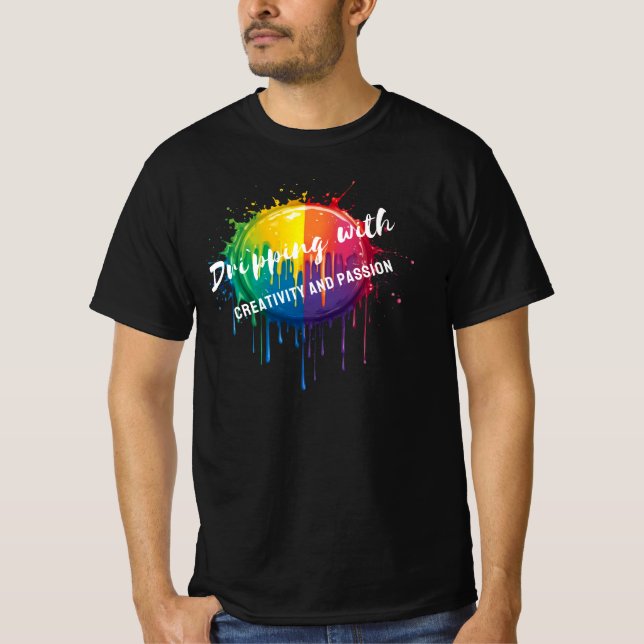 Camiseta Derrubando com criatividade e paixão (Frente)