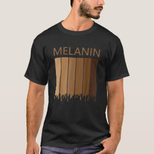 Camiseta Derrubando Melanin Mulheres Negras História Menina