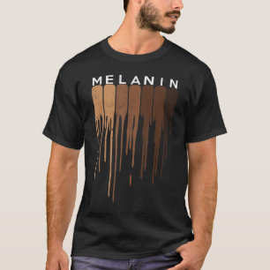 Camiseta Derrubando Melanin Orgulho Negro História Negra En