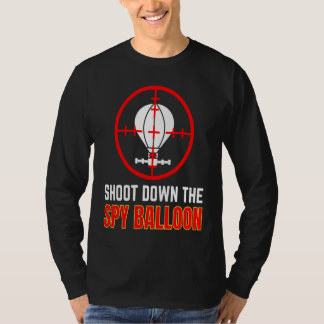 Camiseta DERRUBAR O BALÃO ESPIÃO Balão espião chinês