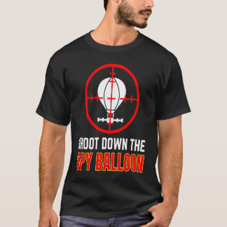 Camiseta DERRUBAR O BALÃO ESPIÃO Balão espião chinês