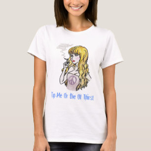 Camiseta Derrube-me Smok'n (a parte superior dos