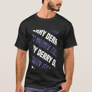 Camiseta Derry Camo Pattern Purple Camouflage