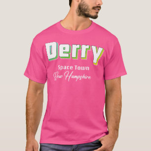 Camiseta Derry New Hampshire Yellow Text