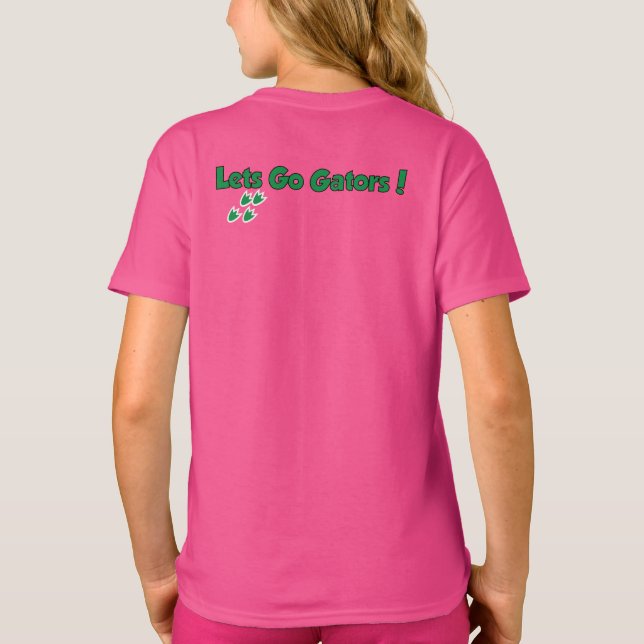 Camiseta DES - Gator Gear Kids Girls Shirt (Verso)