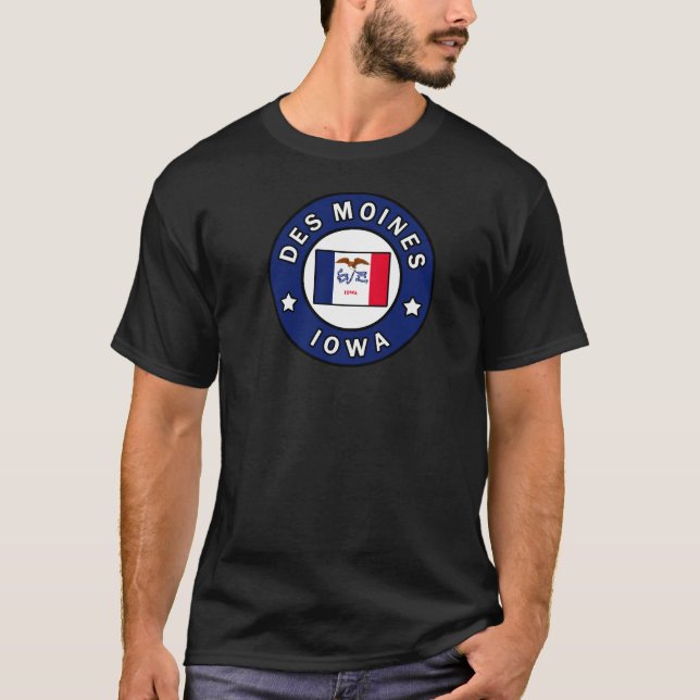 Camiseta Des Moines Iowa (Frente)