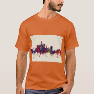 Camiseta Des Moines Iowa Skyline