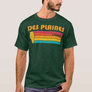 Camiseta Des Plaines Illinois Vintage angustiou Souvenir