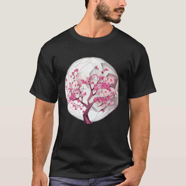 Camiseta Desabroche em Estilo com este Cereja Cativante B (Frente)