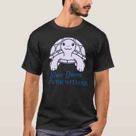 Camiseta Desacelere É a Citação Mínima de Tartaruga de Fim 