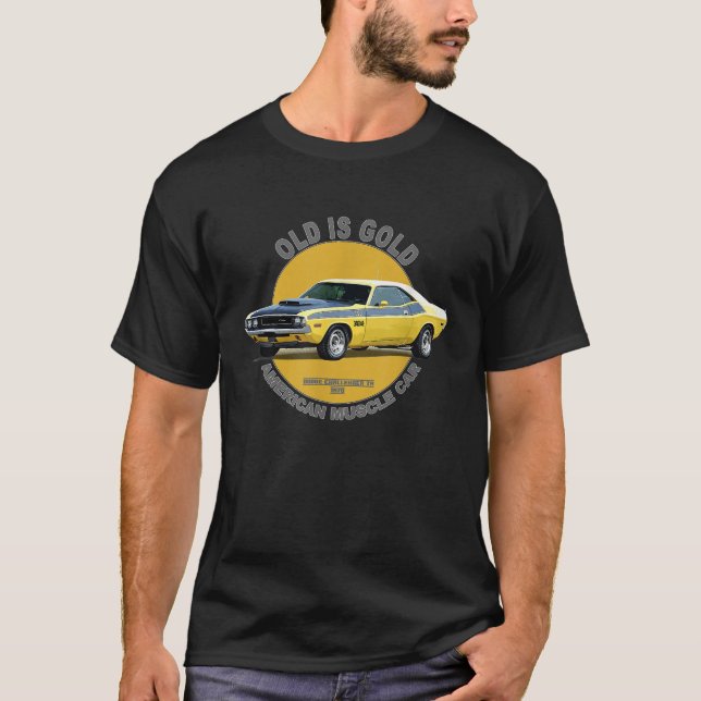 Camiseta Desafiador da TV American Muscle Car 60 e 70 (Frente)
