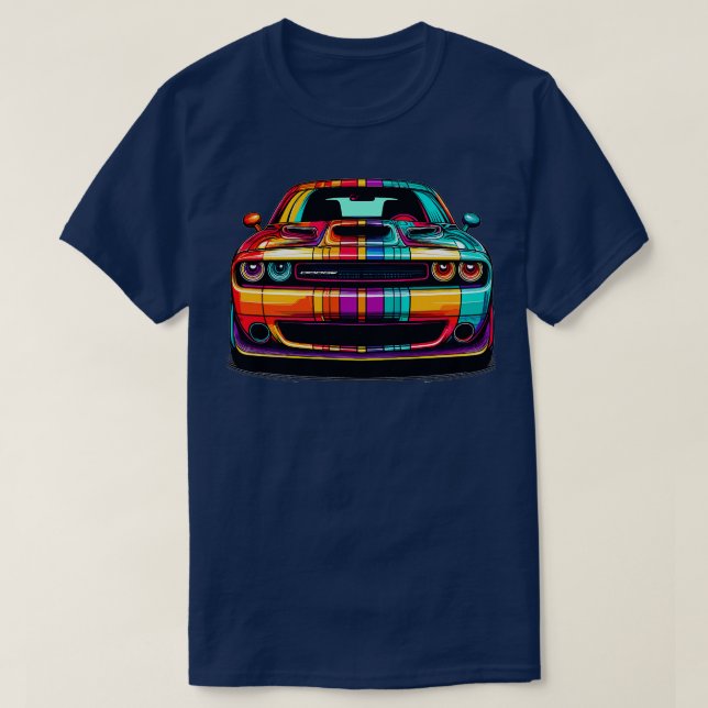 Camiseta Desafiador Dodge 15 (Frente do Design)