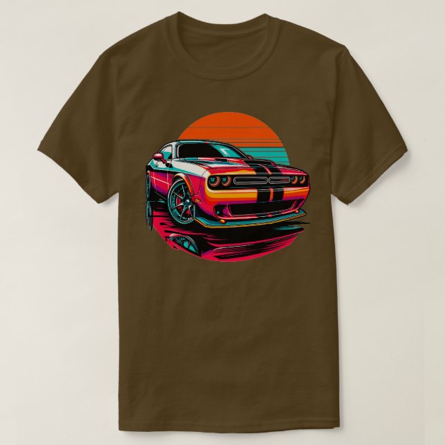 Camiseta Desafiador Dodge 4 (Frente do Design)