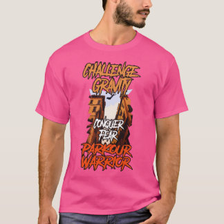 Camiseta Desafiar Gravidade Conquistar o Medo Guerreiro de
