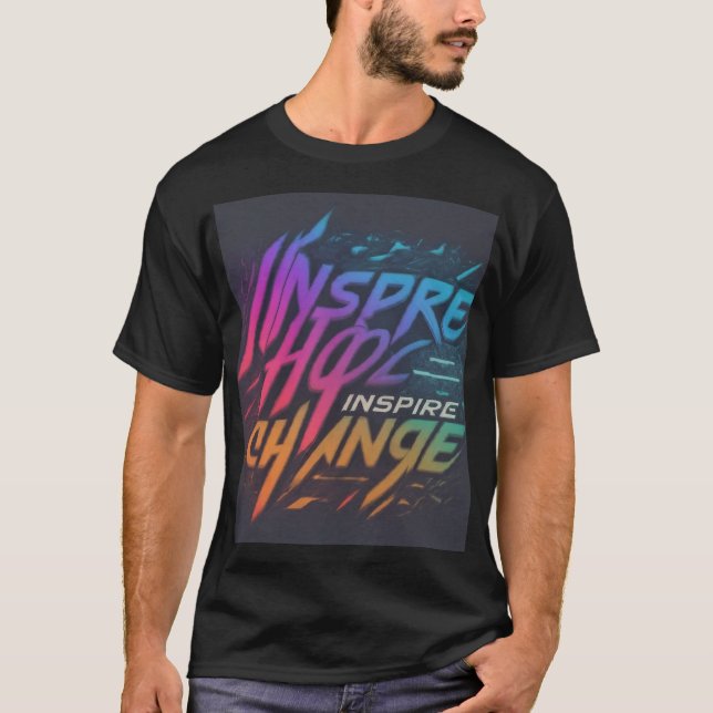 Camiseta Desafie o Impossível, inspire o Impossível" (Frente)
