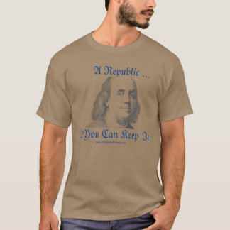 Camiseta Desafio de Ben Franklin - Camiseta-guiadora