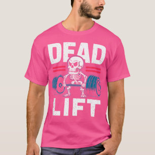 Camiseta Desafio De Elevação De Barbell Bones