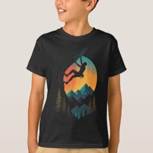 Camiseta Desafio de Escalada - Bouldering Montanha Retro
