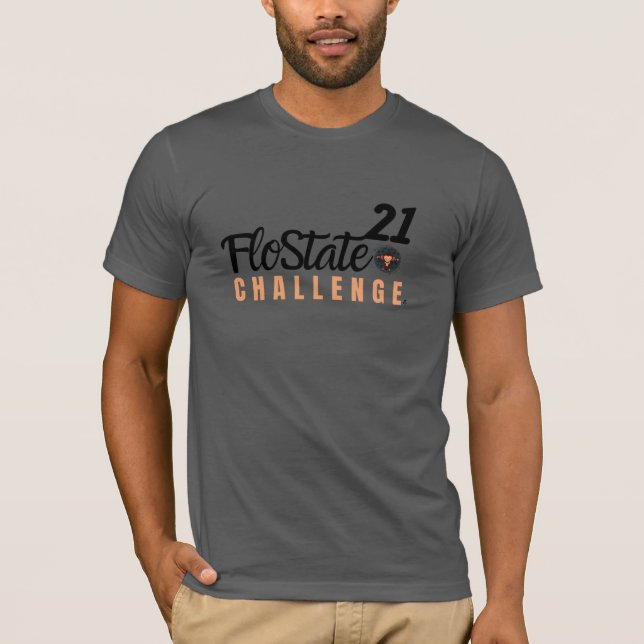 Camiseta Desafio de Meditação FloState21 com macaco FSD de  (Frente)