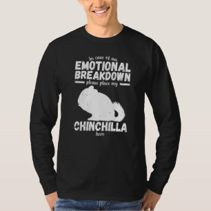 Camiseta Desagregação Emocional Chinchilla Dizendo Mulher M