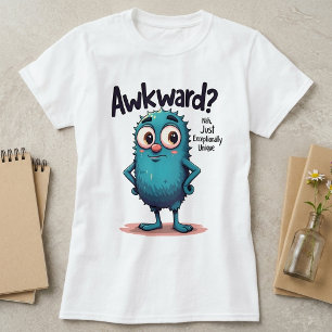 Camiseta Desajeitado? Nah, Apenas Desenho Animado Excêntric