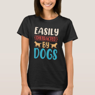 Camiseta Desalojado facilmente por Cães