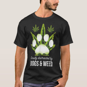 Camiseta Desalojado Facilmente Por Cães Cães