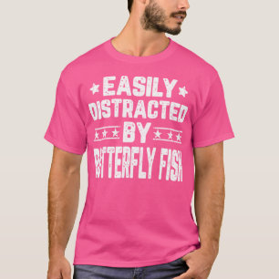 Camiseta Desalojado Facilmente Por Peixes De Borboletas