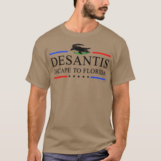Camiseta Desantis 2024 Faça a América ser a Flórida (Frente)