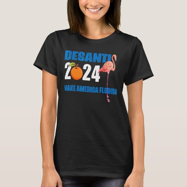 Camiseta Desantis 2024 Torna A América Flamingo Flamingo E  (Frente)