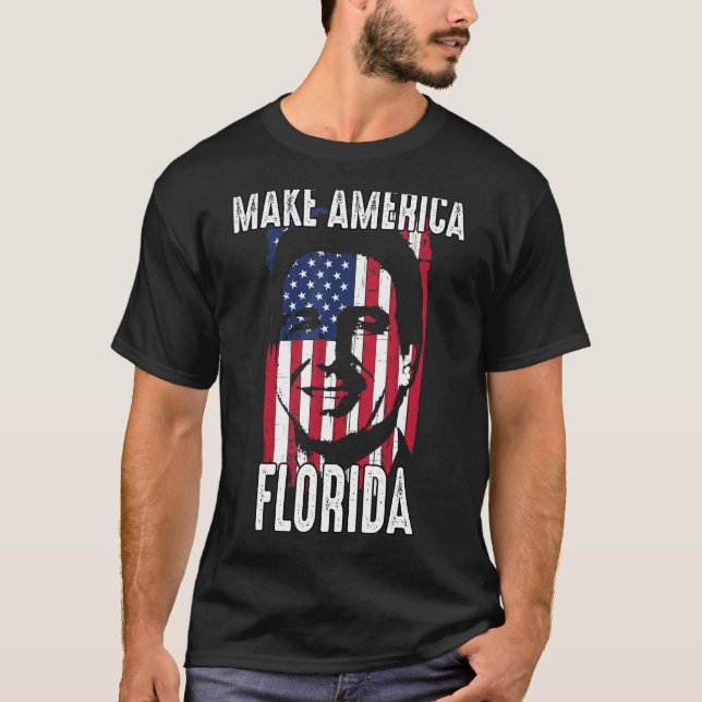 Camiseta DeSantis 2024 Torna a América Florida Ron DeSantis (Frente)
